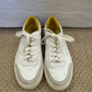 Axel Arigato White/yellow Leather and Suede
Dunk Low Top Sneakers Size 6.5